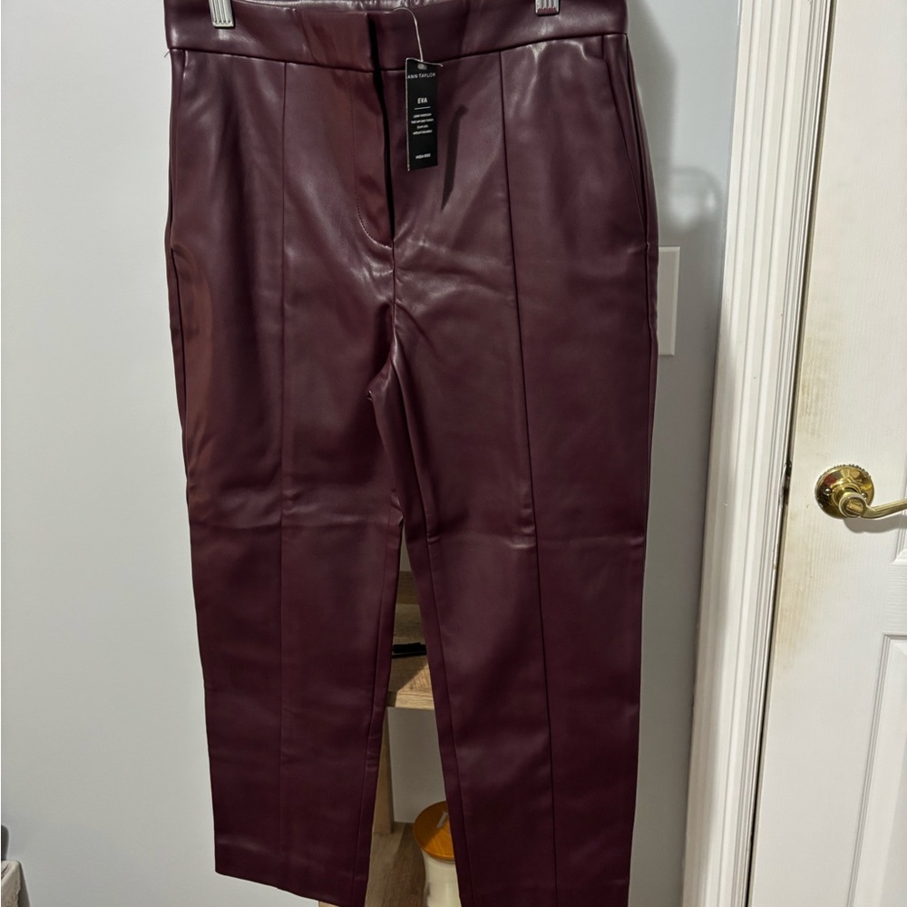 Faux Leather Pants